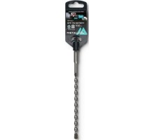 Бур SDS-plus METALLICA Optima 8х210/150 мм по бетону напайка с центром, 2 спирали 904213