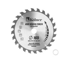 Пильный диск по дереву Kolner KSD 165х16/20x24 кн165-16-20-24