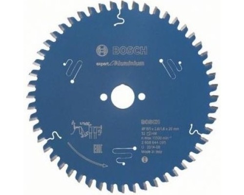 Пильный диск по алюминию BOSCH 165х52х20 Expert for Aluminium [2608644095]