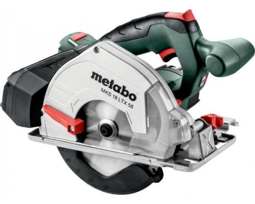 Пила циркулярная аккумуляторная METABO MKS 18 LTX 58 без АКБ и ЗУ по металлу [600771890]