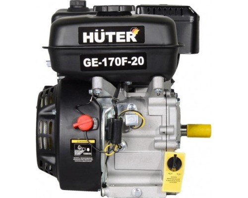 Бензиновый двигатель HUTER GE-170F-20 (вал 20 мм) [70/15/2]