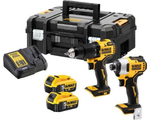 Набор аккумуляторного инструмента DeWALT DCK 2062 P2T (DCD709+DCF809) [DCK2062P2T-QW]