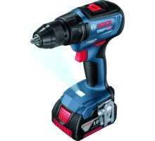 Дрель-шуруповерт аккумуляторная BOSCH GSR 18 V-50 06019H5020 L-Case, 2х2,0 Ач