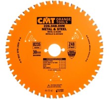 Пильный диск по металлу и металлопрофилю СМТ 235X30X2,2/1,80°FWFZ=48 [226.048.09M]