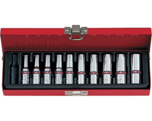 Набор головок 1/4" KING TONY 2510SR, 10 предметов