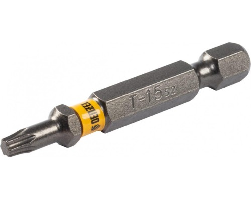 Набор бит DENZEL TORX 15х50 сталь s2, шестигранный профиль, 10 шт. [11668]
