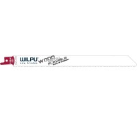 Полотна для сабельных пил WILPU 1014 C/225 древесины с остатками металла, стали 5 шт/уп 1352200005