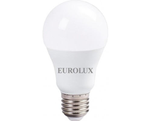 Лампа светодиодная EUROLUX LL-E-A70-20W-230-6K-E27 (груша, 20вт, холод., е27) [76/2/77]