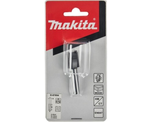 Фреза по дереву MAKITA D-67854 пазовая с 2 режущ. кромками 16x19x8x51x2t