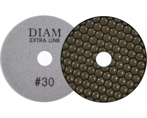 Алмазная тарелка на липучке DIAM АГШК 100*2,0 №30 Extra Line (сухая) [000563]