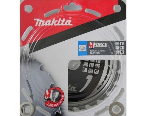 Пильный диск MAKITA 190х 24тх30 дерево  (B-31273) MFORCE [B-31273]