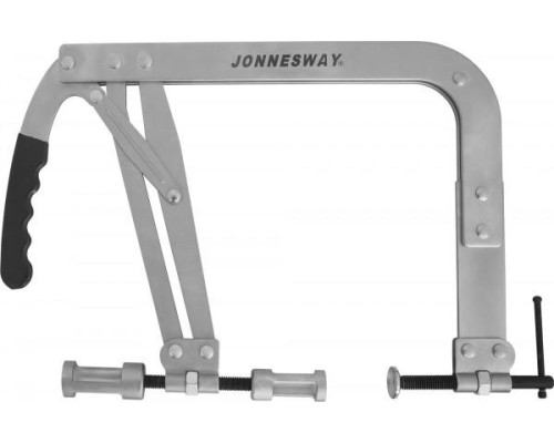 Рассухариватель клапанов С-образный с насадками JONNESWAY AI020024 диапазон захвата 45-145 мм [047707]