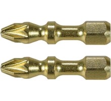 Бита для заворачивания MAKITA B-42232 Impact Gold Shorton PZ3, 30 мм, E-form (MZ), 2 шт.