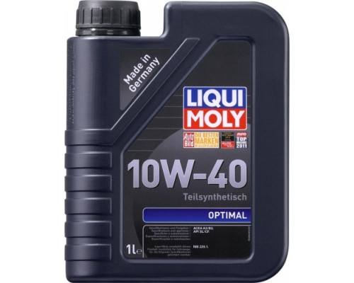 Масло моторное LIQUI-MOLY SAE 10W40 Optimal 1 л 3929 полусинтетическое [3929]