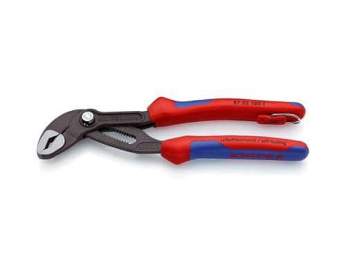 Клещи переставные KNIPEX KN-8702180TBK COBRA, зев 42мм, длина 180мм