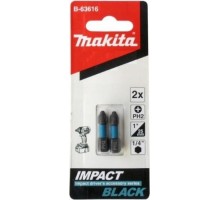 Бита для заворачивания MAKITA B-63616 Impact PH2, 25 мм, C-form, 2 шт.