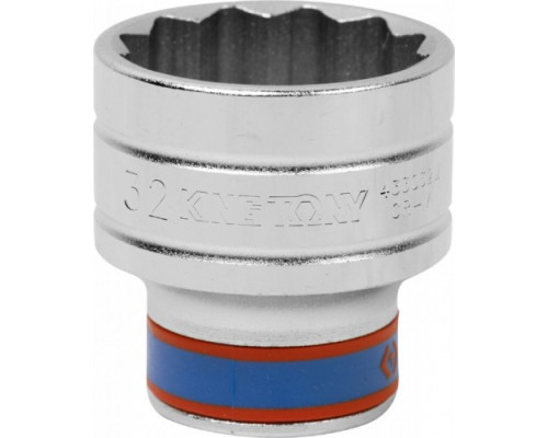 Головка двенадцатигранная с посадкой 1/2" KING TONY 433032M, 32 мм