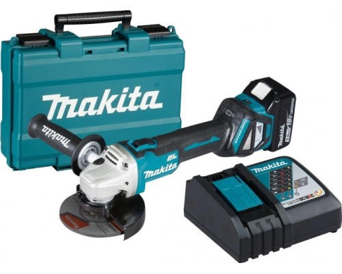 Угловая шлифмашина аккумуляторная MAKITA DGA 511 RT бесщеточная [DGA511RT]