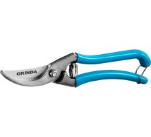 Секатор GRINDA PRO Line P-10 цельнокованый, плоскостной, 210 мм [423410]