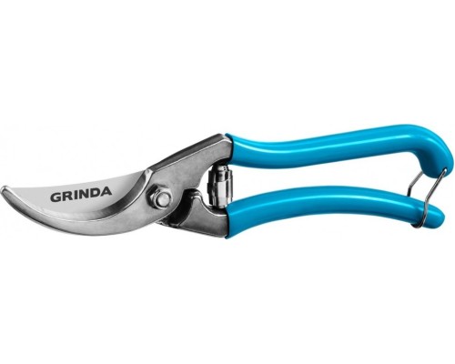 Секатор GRINDA PRO Line P-10 цельнокованый, плоскостной, 210 мм [423410]