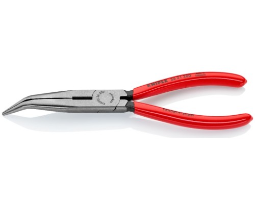 Длинногубцы KNIPEX KN-2621200SB с режущими кромками, губки 40°, 200 мм