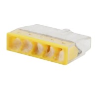 Экспресс-клема REXANT СМК 2273-245 с пастой 5-проводная 0.5-2.5 мм² 100шт/уп 07-3219