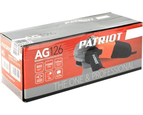 Углошлифовальная машина PATRIOT AG 126 [110301275]