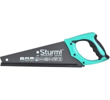 Ножовка по дереву Sturm 1060-64-350 350мм, тефлоновое покрытие, 9tpi, 3d зуб