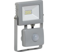 Прожектор IEK СДО 07-10Д IP44 6500K серый с датчиком движения LPDO702-10-K03