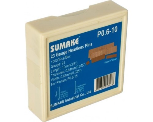 Шпилька SUMAKE Р0,6-10 10мм для р0,6/15-30 10000шт. 0,64х0,64х10 [30404]