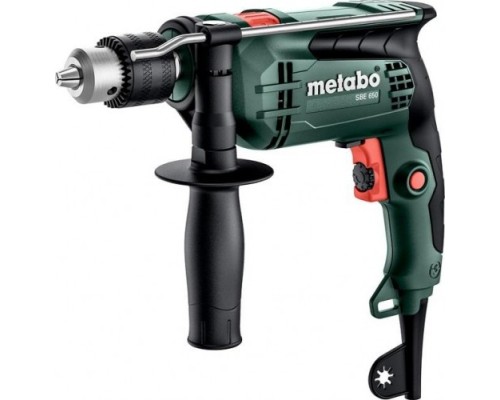 Дрель ударная сетевая METABO SBE 650 (ЗВП) односкоростая [600742000]