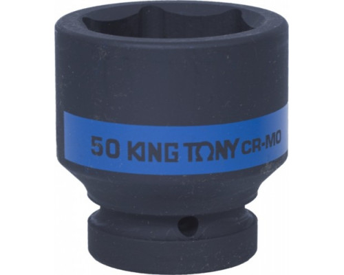 Ударная головка шестигранная 50 мм с посадкой 1" KING TONY 853550M