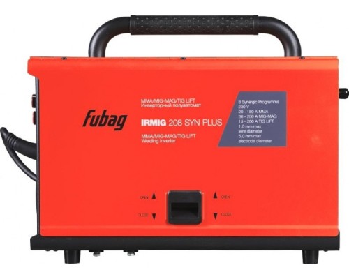 Сварочный полуавтомат FUBAG IRMIG 208 SYN PLUS (31447) + горелка fb 250 3m (fb 250 ergo 3m) (3844 [31447.1]