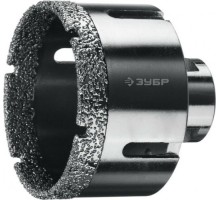 Алмазная коронка для сухого сверления ЗУБР d=65 х 35, M14 Профессионал 29865-65
