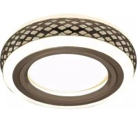 Светильник точечный GAUSS BACKLIGHT кругл. золото/белый, gu5.3, 3w, led 3000k BL084