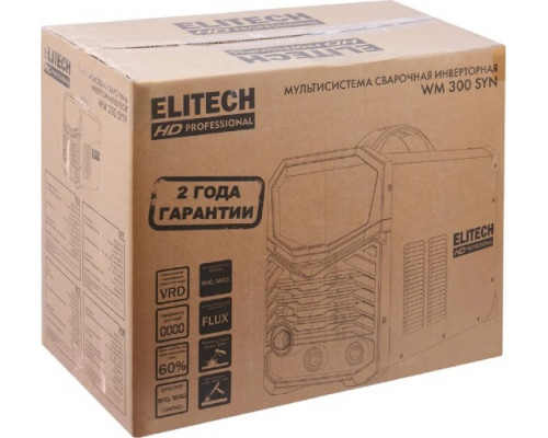 Сварочный полуавтомат ELITECH WM 300 SYN HD