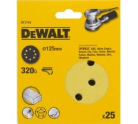 Диски на велюровой основе с отверстиями DeWALT DT3118-QZ 125 мм, 8 отв. G320