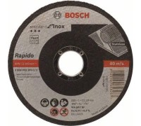 Отрезной круг по нержавеющей стали BOSCH 115х1,0х22 мм AS60TINOX-BF Standard for Inox - Rapido 2608603169