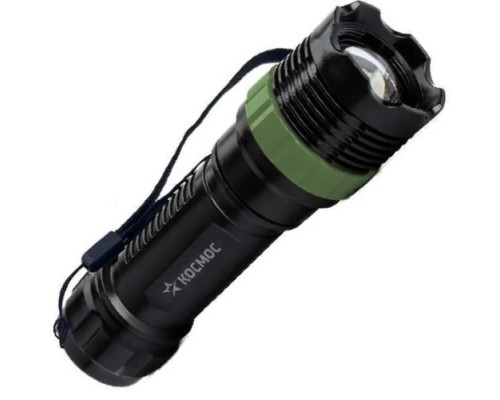 Фонарь ручной КОСМОС KOC121B 1Вт LED, zoom-линза