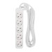 Сетевой фильтр REXANT 13-4030 STANDARD 5 гнезд, 5м, 3х1,0мм², с/з, белый