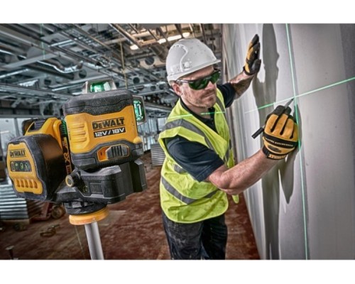 Лазерный уровень DeWALT DCE089D1G18-QW cамовыравнивающийся, зеленый 360°