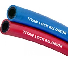 Рукав для сварки Titan Lock BELOMOR d9мм (бух. 5м.), двойной (синий/красный) TL009BM_5