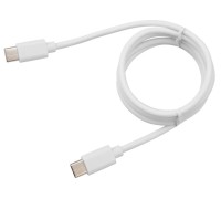 Кабель REXANT 18-1831 Type-C-Type-C, 3A, 60Вт, 1м, ПВХ, белый, Power Del