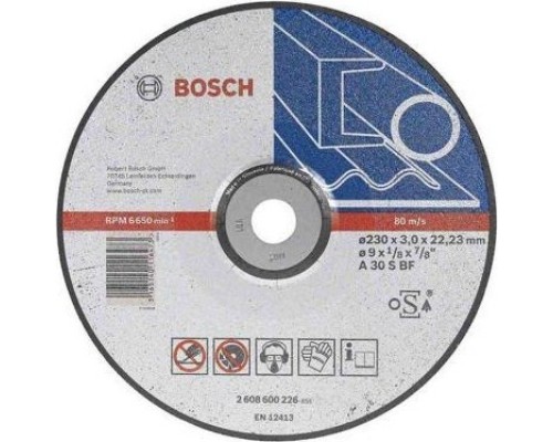 Отрезной круг по металлу BOSCH 230х3,0х22.2 мм A30S-BF Standard for Metal [2608603168]