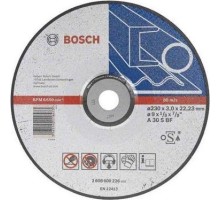 Отрезной круг по металлу BOSCH 230х3,0х22.2 мм A30S-BF Standard for Metal 2608603168