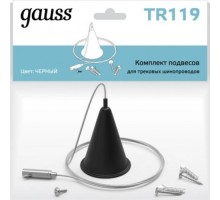 Подвесы GAUSS TR119 комплект для трековых шинопроводов цвет черный