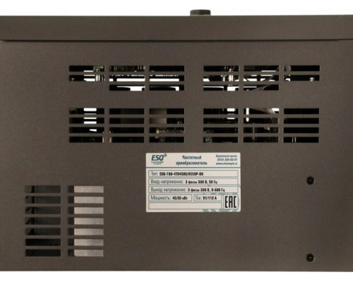 Частотный преобразователь ESQ 760-4T0450G/0550P-BU 45/55 кВт, 380В
