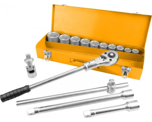 Набор головок 3/4" TOLSEN TT15148, шестигранные, 22-50 мм, 15 предметов