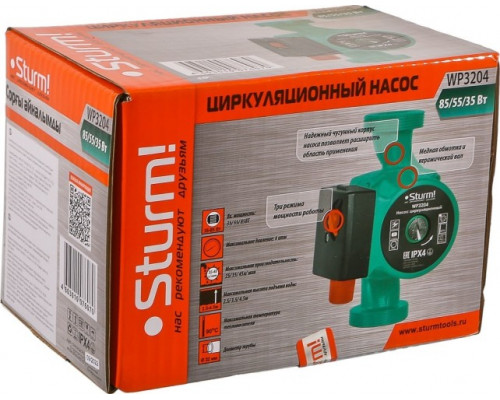 Насос циркуляционный Sturm WP3204