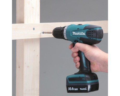 Аккумуляторная дрель-шуруповерт MAKITA DF 457 DWLE [DF457DWLE]